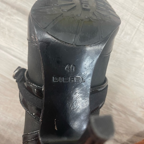 Diesel leather boots-Size 9 (40) - Picture 12 of 14